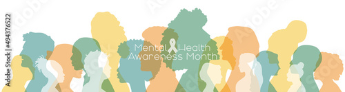 Mental Health Awareness Month banner.