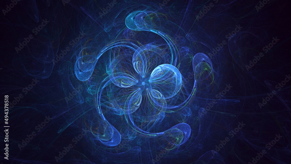 3D rendering abstract round light background 3D rendering abstract round light background
