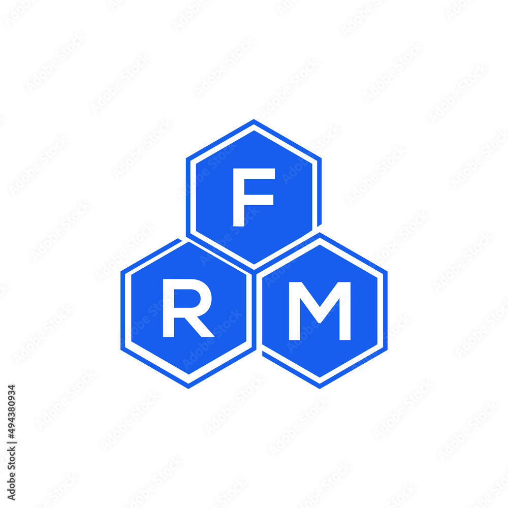 FRM letter logo design on White background. FRM creative initials letter logo concept. FRM letter design. FRM letter logo design on White background. FRM creative initials letter logo concept. FRM letter design.