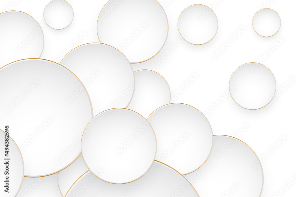 White abstract background on 3d design White abstract background on 3d design