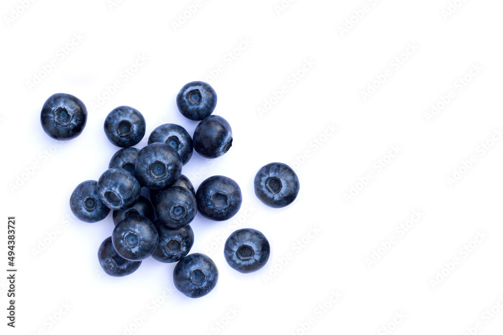 blueberries isolated on white background blueberries isolated on white background