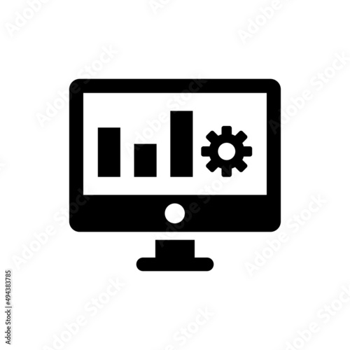 Graph monitoring icon