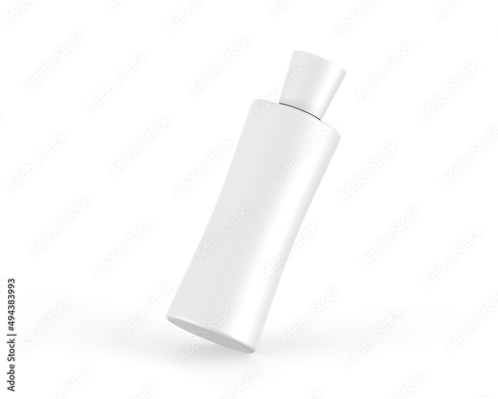 Plastic bottle set with cap for liquid soap, gel, lotion, cream, shampoo, bath foam and other cosmetics, 3d render illustration. Plastic bottle set with cap for liquid soap, gel, lotion, cream, shampoo, bath foam and other cosmetics, 3d render illustration.