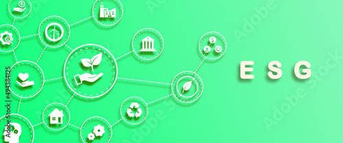 Banner ESG - Environmental, Social and Corporate Governance The information banner calls to remembrance this company's contribution to environmental and social issues.
