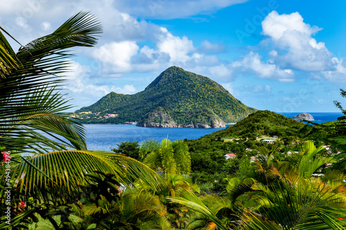 Le Chameau Mountain, Terre-de-Haut, Iles des Saintes, Les Saintes, Guadeloupe, Lesser Antilles, Caribbean.