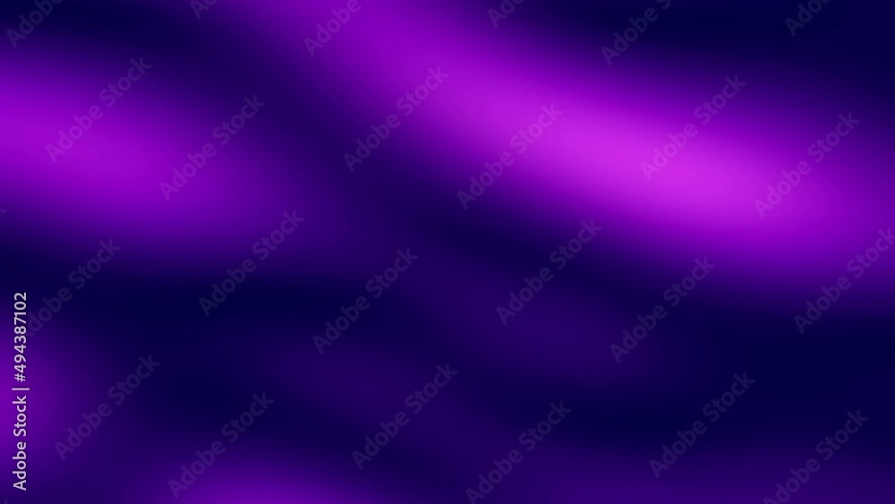 Futuristic motion blurred curve wavy gradient video animation. Abstract simple light effect texture.