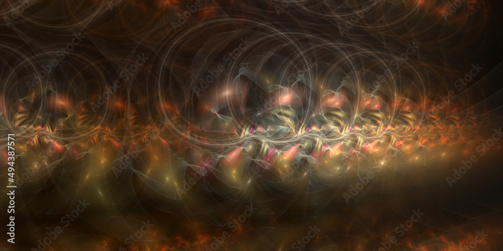 Fototapeta premium Fractal Background Design