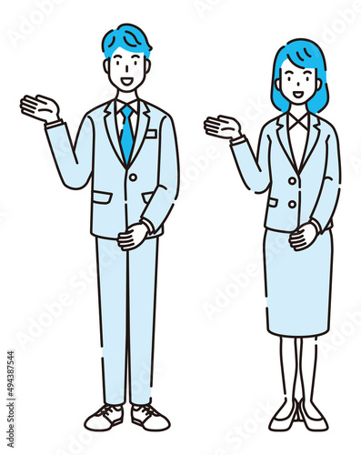 ビジネス　人　mk線