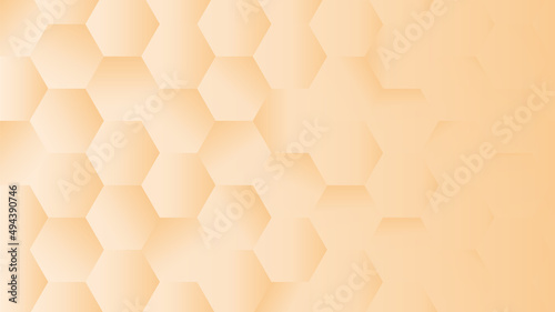 Abstract and geometric graphics. Hexagon background illustration.