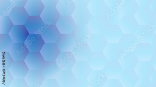 Abstract and geometric graphics. Hexagon background illustration.