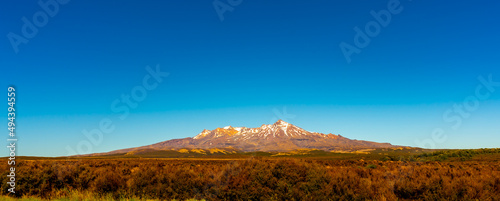 Amazing Mountain in Landscape with clear blue sky 