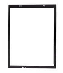 Black and white picture border isolated on background