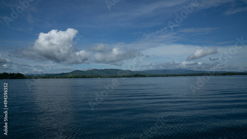 clouds over the sea