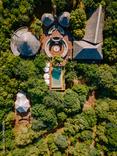 Photography South Africa Kwazulu natal, luxury safari lodge in the bush of a Game reserve
