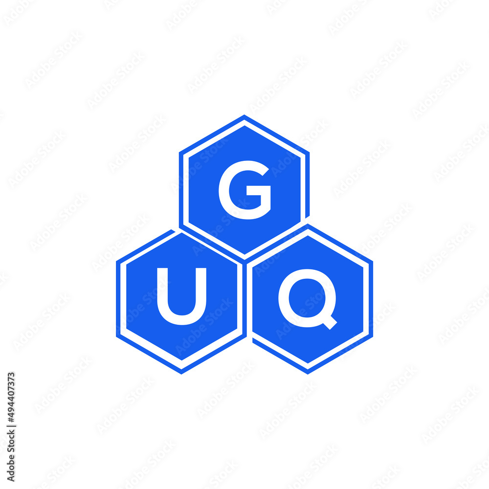 GUQ letter logo design on black background. GUQ creative initials letter logo concept. GUQ letter design. GUQ letter logo design on black background. GUQ creative initials letter logo concept. GUQ letter design.