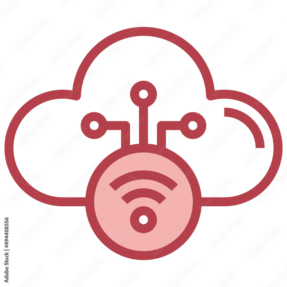WIFI red line icon,linear,outline,graphic,illustration WIFI red line icon,linear,outline,graphic,illustration