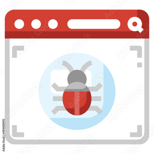 BROWSER flat icon,linear,outline,graphic,illustration