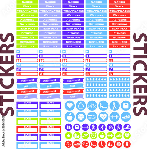 sticker todo planner worksheet list
