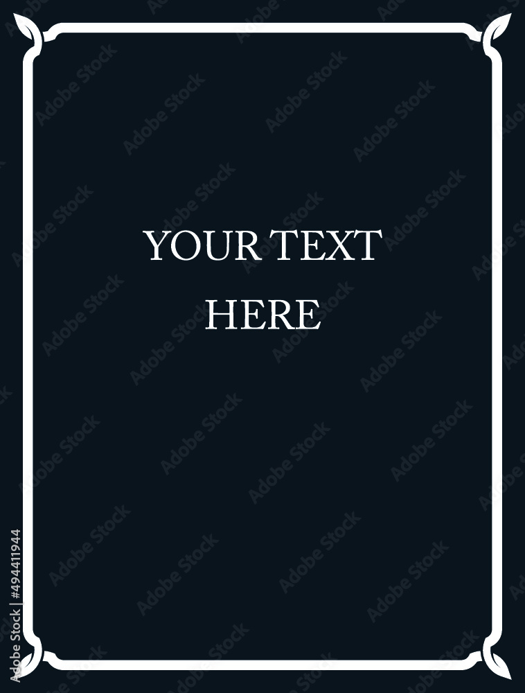 Vector sidewalk blackboard witch chalk sign and frame border Vector sidewalk blackboard witch chalk sign and frame border
