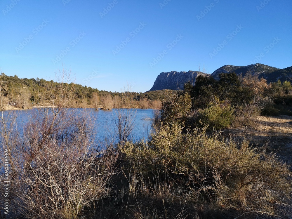 Balade du dimanche autour du lac de la jasse, saint martin de londres, hérault, france