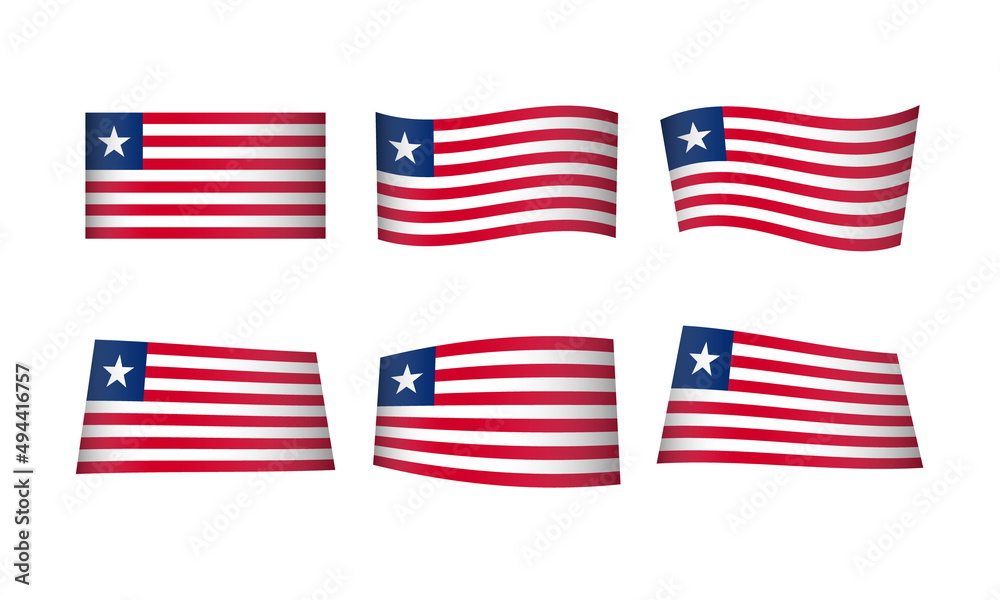 Liberia Flag Set Liberian Flags National Symbol Banner Icon Vector Stickers Africa African Monrovia Wave Country City State Wavy Realistic Culture Nation Republic Kingdom Every All Flag Vintage Star Liberia Flag Set Liberian Flags National Symbol Banner Icon Vector Stickers Africa African Monrovia Wave Country City State Wavy Realistic Culture Nation Republic Kingdom Every All Flag Vintage Star