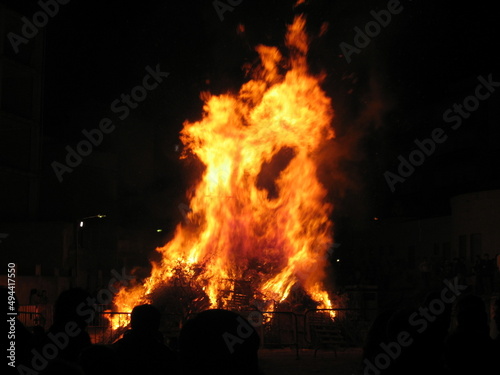 Bonfire on All Saints' Day, Spain