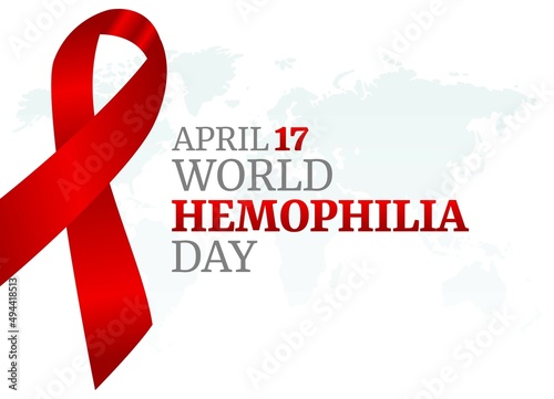 vector graphic of world hemophilia day good for world hemophilia day celebration. flat design. flyer design.flat illustration.