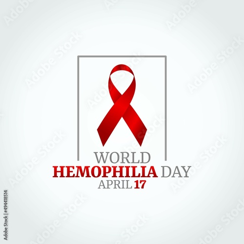 vector graphic of world hemophilia day good for world hemophilia day celebration. flat design. flyer design.flat illustration.