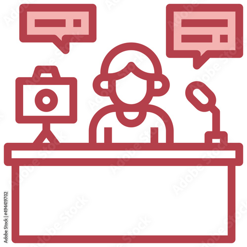 SETUP red line icon,linear,outline,graphic,illustration