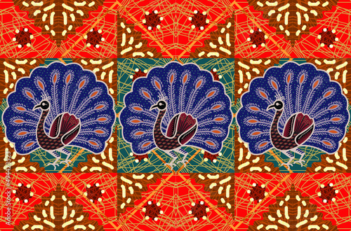 Indonesian batik motif, Batik is a technique of wax-resist dyeing applied to whole cloth, or cloth made using this technique originated from Indonesia