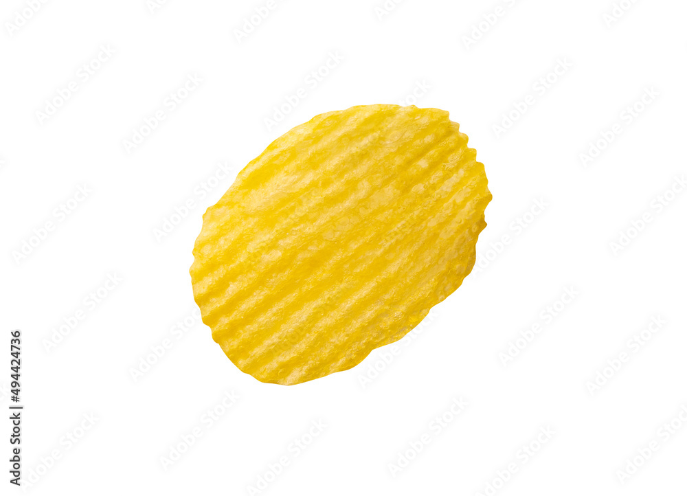 potato chip isolated on white background potato chip isolated on white background