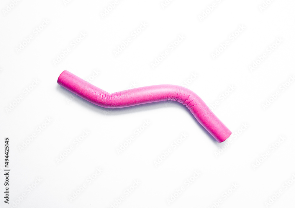hair curlers for woman on a white background hair curlers for woman on a white background