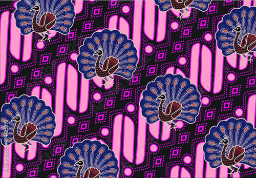 Batik Indonesian: is a technique of wax-resist dyeing applied to whole cloth, or cloth made using this technique originated from Indonesia.