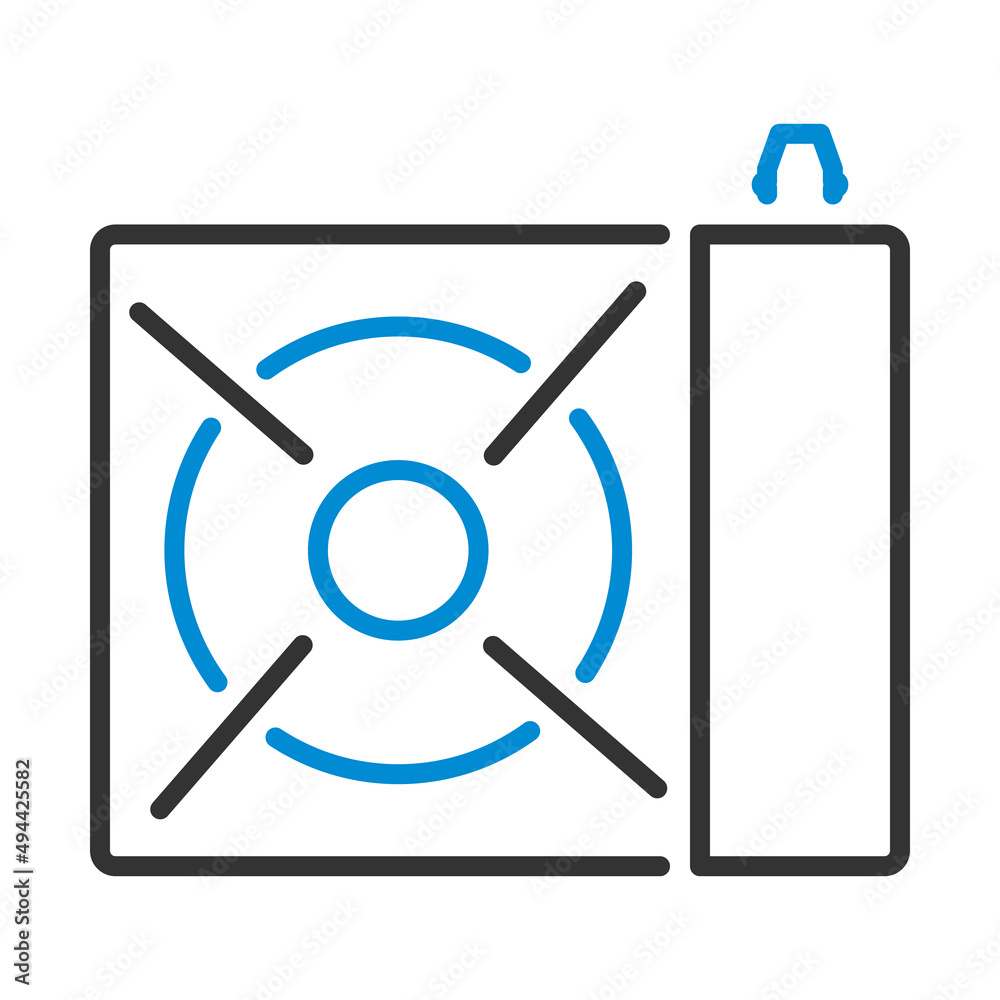 Icon Of Camping Gas Burner Stove Icon Of Camping Gas Burner Stove