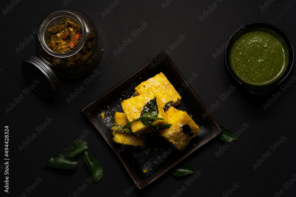 Dhokla Stock Photo Adobe Stock