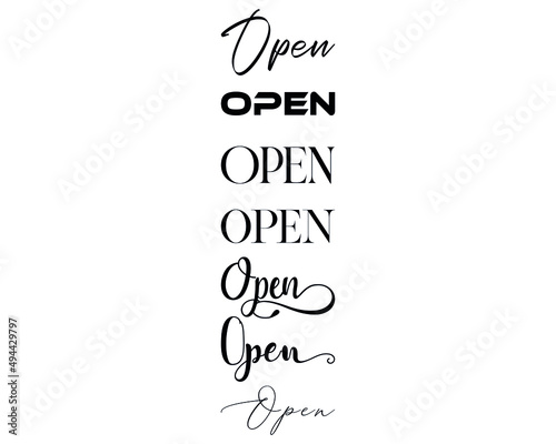 Open in the 7 different creative lettering style
