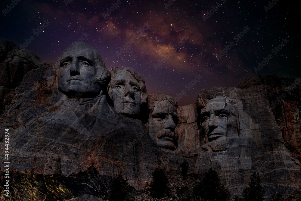 Mount Rushmore National Memorial Keystone in the USA
Mount Rushmore National Memorial Keystone in the USA