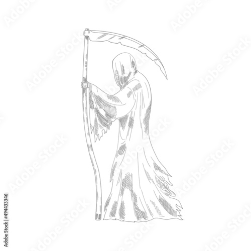 Sketch grim reaper