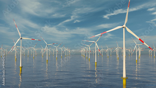 Windenergie - Offshore-Windpark photo