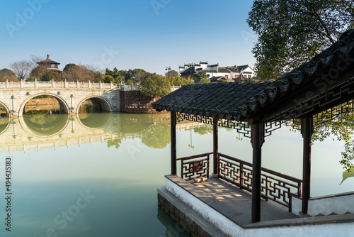 A traditional garden in the Jiangnan style