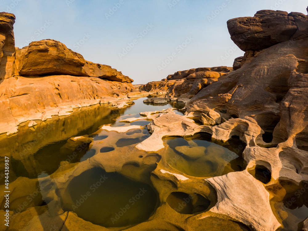 Thailand grand canyon (sam phan bok) at Ubon Ratchathani, Thailand