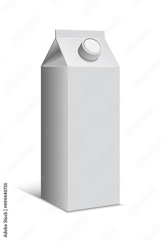 Blank Milk Carton