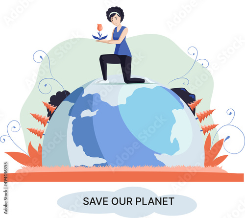Save our planet, global warming, climate change, natural disaster, deforestation, global heating, lack of plants and drought. Stop environmental catastrophe on planet, maintaining clean ecology