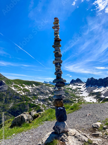 Stone Tower in the Alps near Lech, Austria