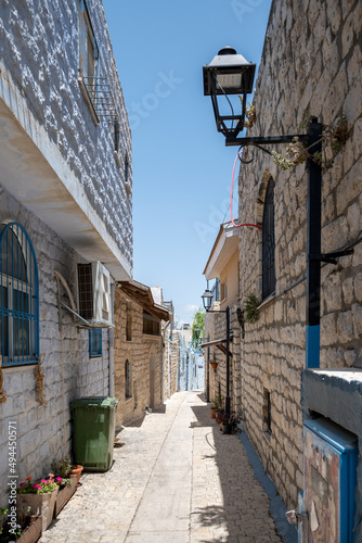 Tsfat, Israel - June 10, 2021: historical places in Safed(Tsfat), Israel photo