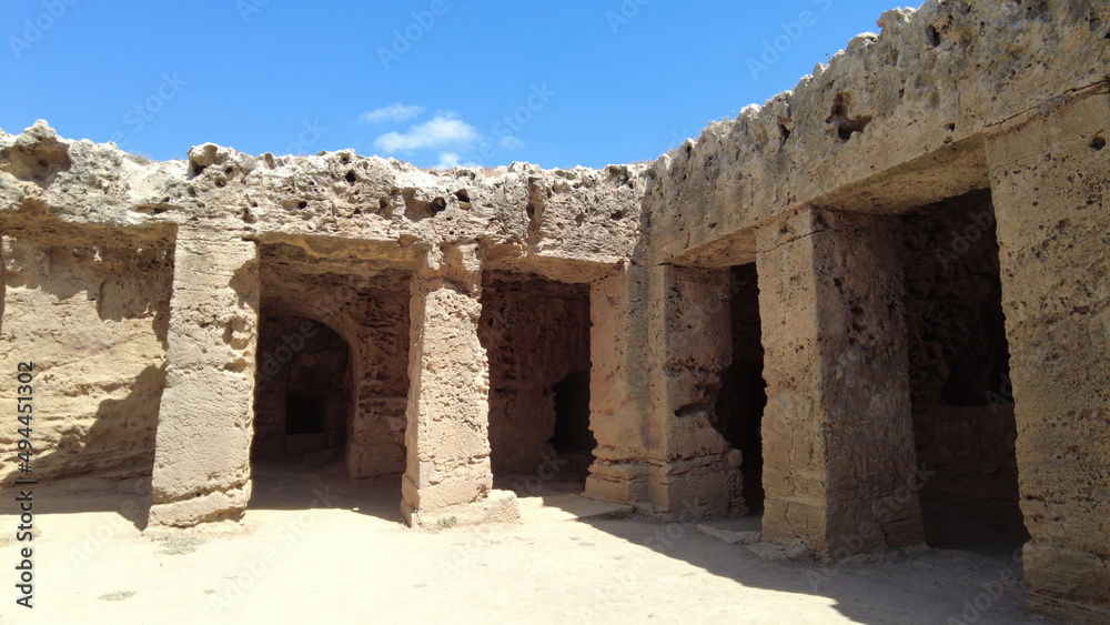 tomb of the kings in paphos, cyprus