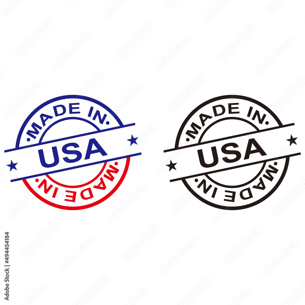 Made in usa stamp logo icon symbol design Made in usa stamp logo icon symbol design