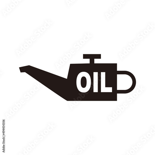 automotive engine oil change logo vector icon	