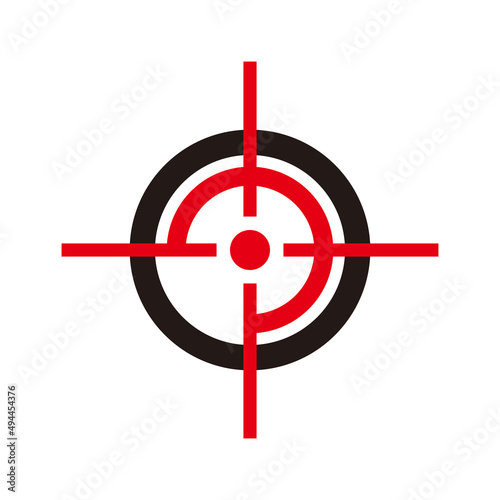 target logo icon vector template design 