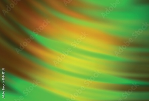 Light Green  Yellow vector blurred and colored pattern.